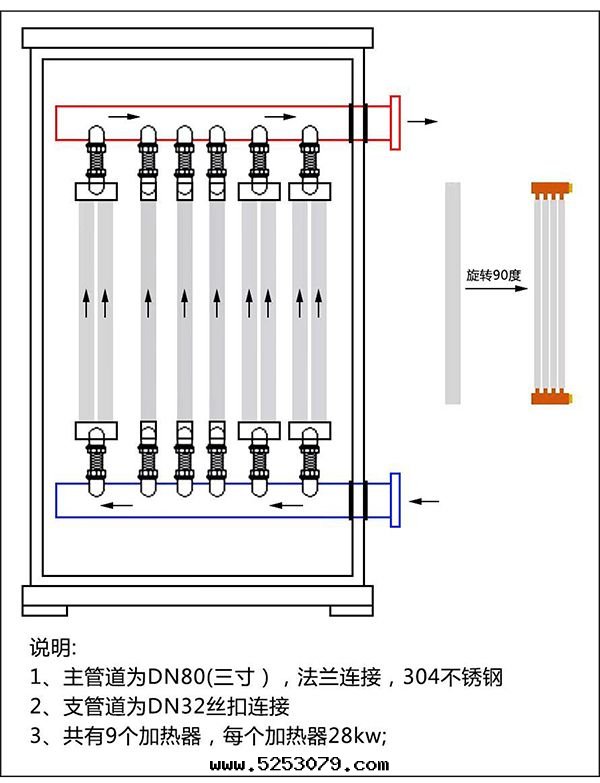 250kw紫铜(tóng)闆式電(diàn)鍋(guō)炉